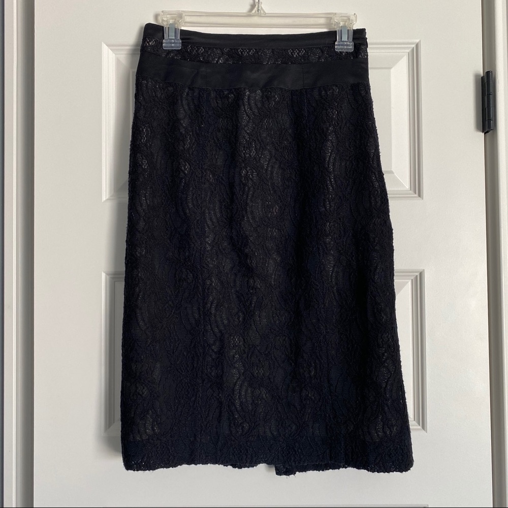 Worthington Black Lace Skirt | size 4